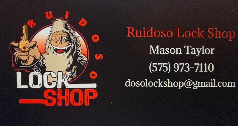 Ruidoso Lock Shop Business Card